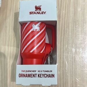Stanley Festive Red Ornament Keychain Tumbler